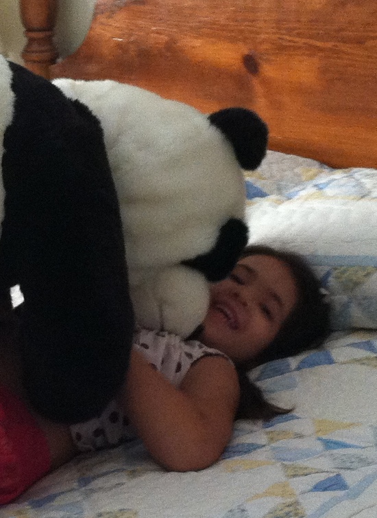 Attacked by a giant panda!