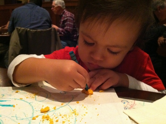 Coloring a goldfish cracker?