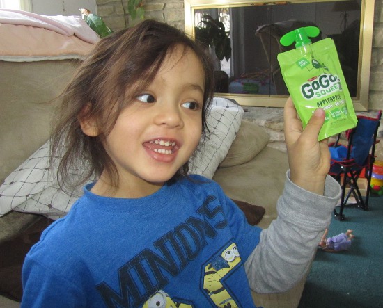 Poster child for Go Go Squeez?