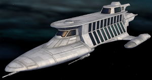 A Luxury 3000 yacht from Star Wars Galaxies