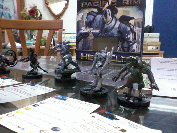 L-R Slattern, Knifehead, two Gipsy Dangers, Coyote Tango and Scunner