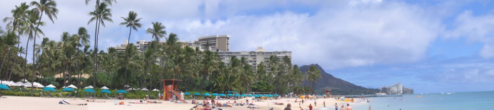 Waikiki Beach and Diamondhead