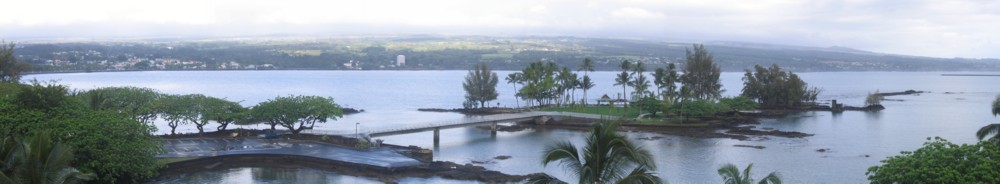 Hilo Bay from our window