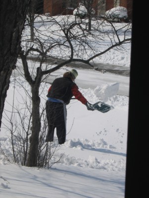 Shoveling shoveling