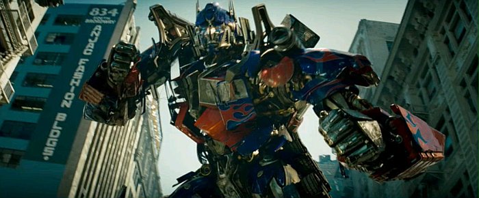 Optimus starts dancing to "Born To Be Stupid"