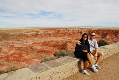 Vin and I at the Painted Desert