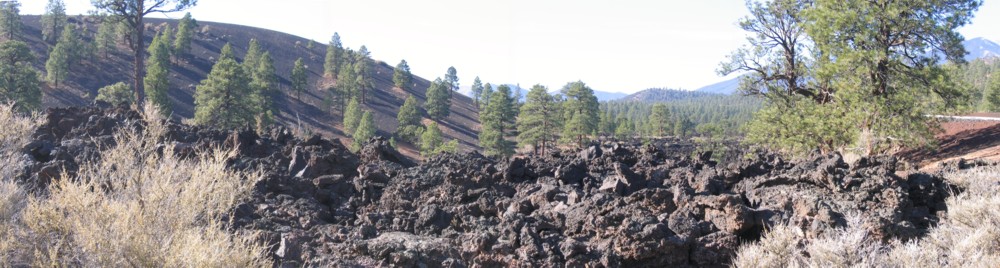 View at Sunset Crater
