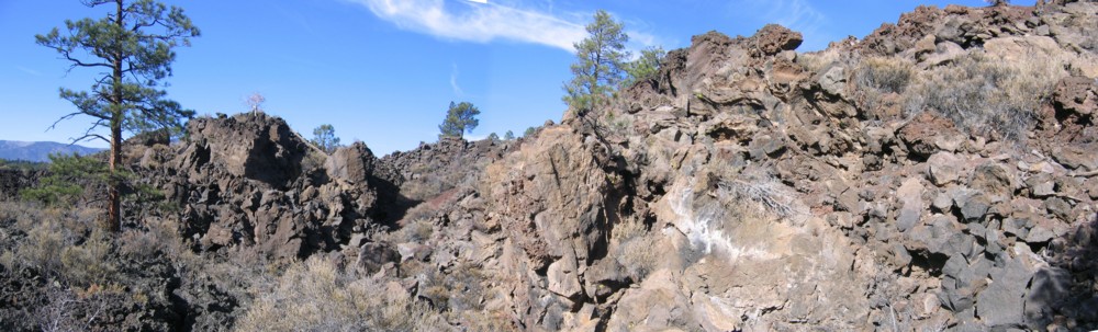 Lava field at Sunset Crater