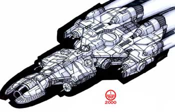 YZ-900 as drawn by Jeff Carlisle