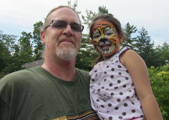 Happy Tiger and her Papa