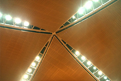 The elaborate KLIA ceiling