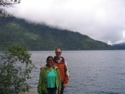 Vin and me at Crescent Lake