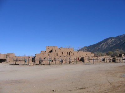 Taos Pueblo's South House (or North House, sorry forgot lah)