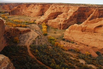 The White House canyon (left)