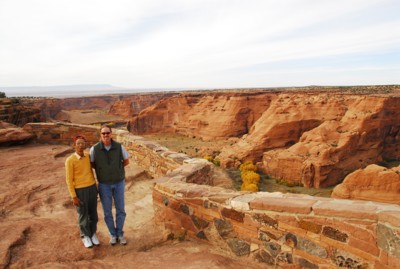Abah and Vin at Canyon de Chelly