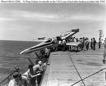 Landing Accident USS Long Island 1942
